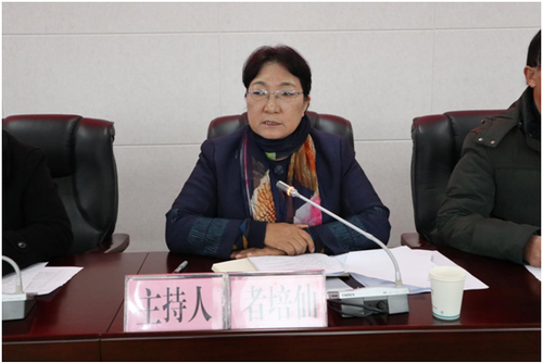 者培仙主席主持会议