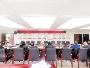 市政协党组成员、副主席胡炜彤讲党课。