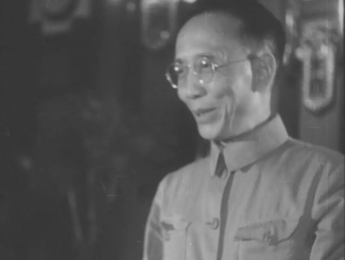 ▲1949年6月15日，郭沫若在新政协筹备会上发言