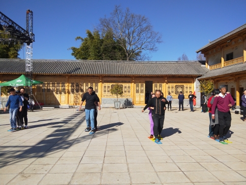 4.会员开展板鞋接力项目