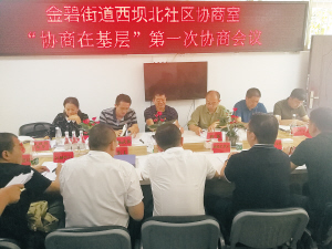 金碧街道就民生热点展开协商议事