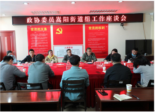 3.29政协委员嵩阳街道工作座谈会照片