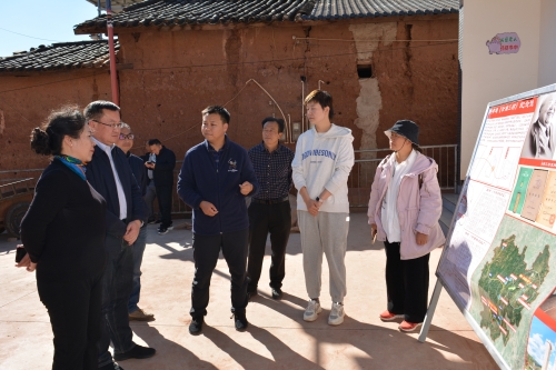 调研禄丰市李珍庄村
