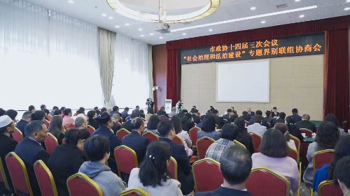市政协十四届三次会议“社会治理和法治建设”专题界别联组协商会1