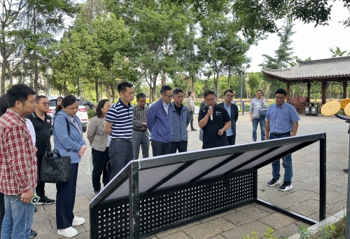 调研晋宁区农村污水治理模式