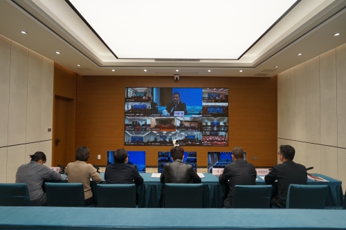 全市（县）区政协人口资源环境和城乡建设委员会工作视频会-何龙跃拍摄